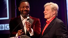 Producer, Martin Jarvis recieved the award on behalf of Alfred Molina for Best Actor