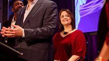 Actress, Ruth Jones presents a comedy award