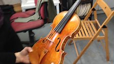 The finished fiddle