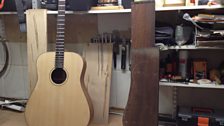 A 'Dreadnought' guitar and ambrosia rosewood