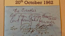 The Beatles autograph