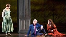 Eugene Onegin (Dmitri Hvorostovsky) meets Olga (Oksana Volkova) & Tatyana (Nicole Car) for the first time