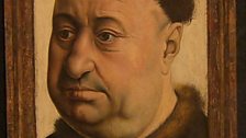 Robert Campin - Portrait of a Stout Man