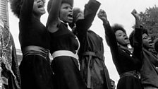 Black Panthers from Sacramento, Free Huey Rally, Bobby Hutton Memorial Park in Oakland, CA