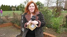 A windswept Sophie with clue four in Fakenham