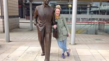 Sacha meets Bristol's Cary Grant!