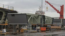 Deck section of The Queensferry Crossing