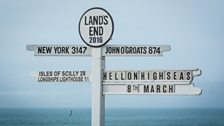 A nice welcome from Land's End