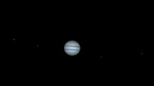 Jupiter with Four Moons