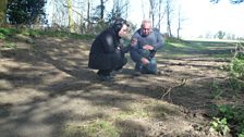 For today's final item, Chris showed Paul some of the tracks on the farm