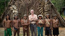 Outside the house of Penti - the chief of Bameno village