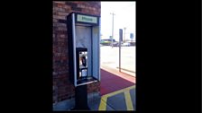 Phone box in Dallas, Texas