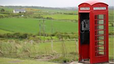 Phone box near Giant's Causeway, Northern Ireland