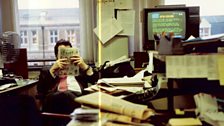 The 1990s business unit – full of clutter but also fresh air from windows that opened (unlike today)