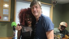 Heather Small poses with Richard Madeley