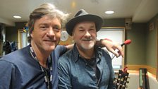 Paul Carrack chills with Richard before performing