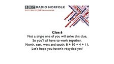 Clue six - this year's extra-difficult overnight clue