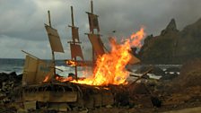 Pitcairn Island - Burning of the Bounty