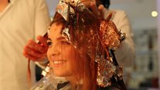 Miriam rebels against the perfection required from women in Beirut by dyeing her hair bright red at Tony Sawaya's salon