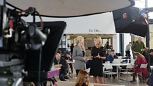 Presenters Clemency Burton-Hill & Alison Balsom discussing the talented 2016 musicians.