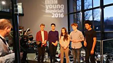 The strings finalists are Charlie Lovell-Jones, Stephanie Childress, Louisa Staples, Joe Pritchard, Sheku Kanneh-Mason