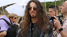 Poland's Michael Szpak is in a contemplative mood