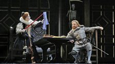 Elisabetta (Sondra Radvanovsky) & Sir Walter Raleigh (Christopher Job)