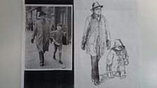 Paddington photo and drawing