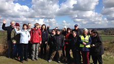 Helen Mark and the Walking for Life group (Not featured in the programme)