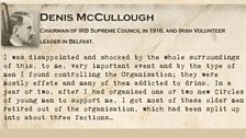 The words of Denis McCullough