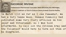 The words of George Irvine