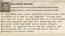 The words of George Irvine