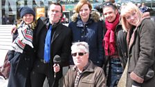 David and the Treasure Quest team - L-R: Julie Reinger, producer Paul Hayes, Kirsteen Thorne, Becky Betts and Sophie Little