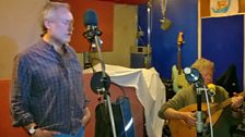 Mick Ryan and Paul Downes in session