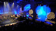 The stage is set for Global Beats live from the 鶹Լ Radio Theatre, London