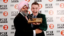 Sam Kelly wins the Horizon Award at Radio 2 Folk Awards 2016