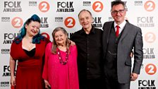 Norma Waterson wins the LIfetime Achievement Award at Radio 2 Folk Awards 2016