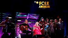 Norma Waterson performs at Radio 2 Folk Awards 2016