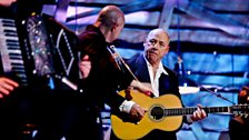 Mark Knopfler performs at the Radio 2 Folk Awards 2016