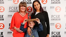 Rhiannon Giddens wins the award for Singer of the Year at Radio 2 Folk Awards 2016