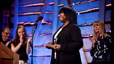 Joan Armatrading wins the Lifetime Achievement Award at Radio 2 Folk Awards 2016