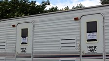 The cast's winnebagos