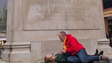 Romeo finds his Juliet in her tomb