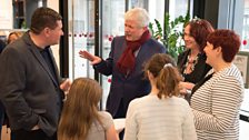 ý Director General Tony Hall meets the Gadsby family who all took part in Shakespeare Street