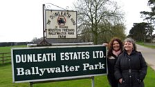 Kim Lenaghan with Lady Dunleath at Ballywalter Estate