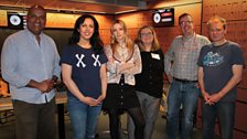 Presenters and guests in the studio 7th May 2016