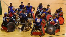 Rugby huddle