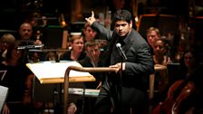 Alpesh Chauhan conducting the BBC Symphony Orchestra