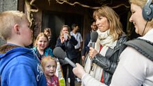 Lucy Cooke interviewing