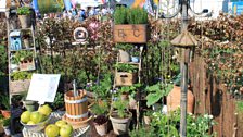 Jilly Dougan's plant filled Herb garden